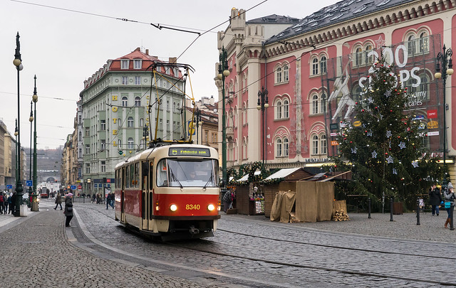 Prague tramway: Tatra T3R # 8340
