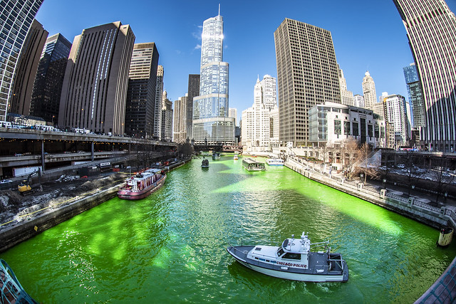 The Greening of the Chicago River 2019 Edition