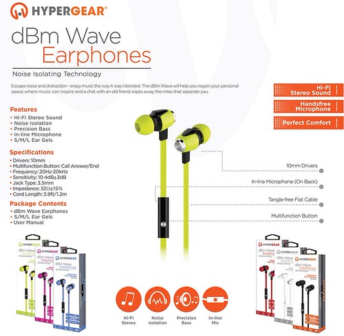 Buy HyperGear dBm Metal Earphones Online in California | Hypercel Corporation | by hypercelca