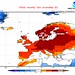 Teplotní odchylky v Evropě v březnu 2019 předpovídané modelem CFS z 3. 3. 2019, foto: NOAA