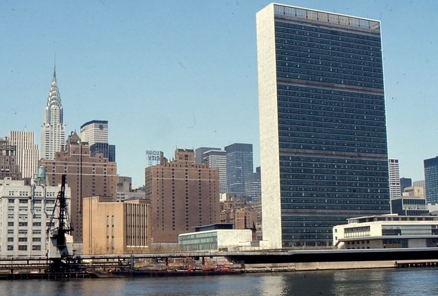 Palazzo di Vetro delle Nazioni Unite a New York: