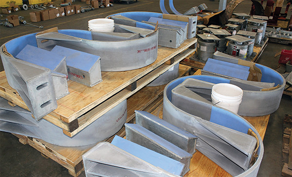 Hold-Down Pipe Clamps Designed for a 36" Diameter Natural Gas Pipeline