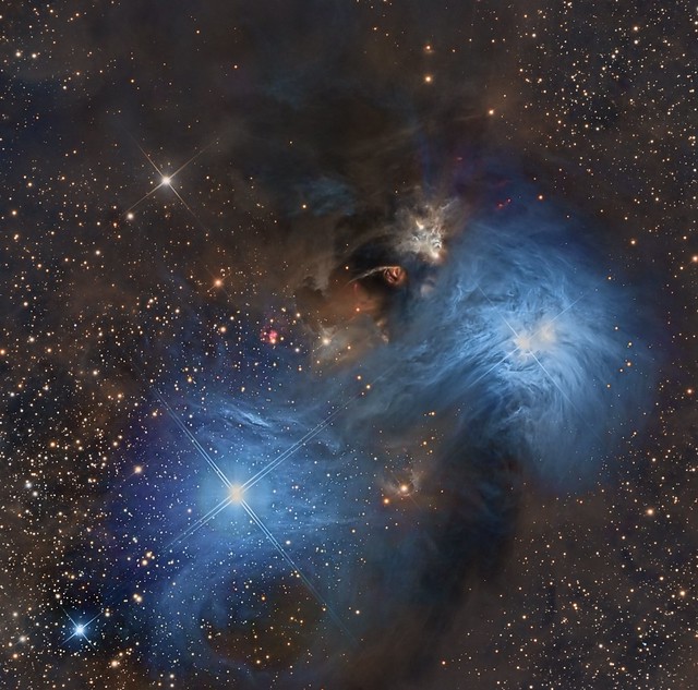 NGC 6726-7/IC 4812 & Other in Corona Australis