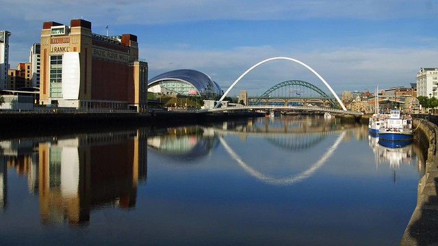 Newcastle Quayside panorama