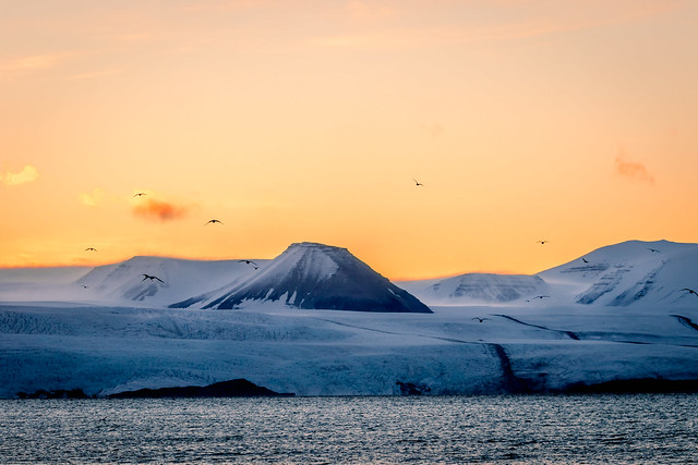 Nordenskiöldbreen with Ferrierfjellet peak