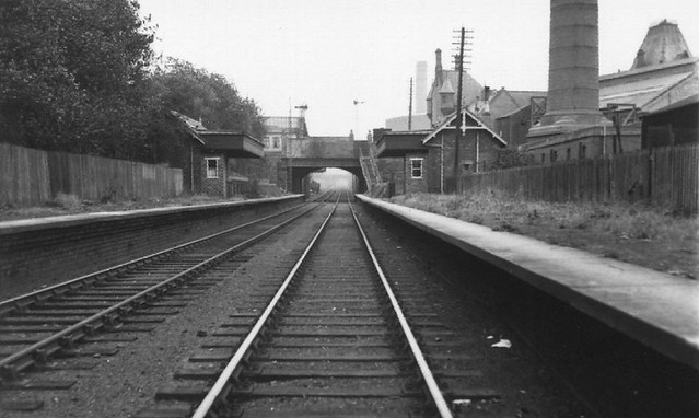 Ex-NBR Powderhall station, 1955. (R W Lynn collection).