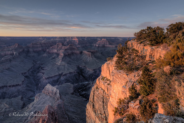 Grand Canyon Shortly After Sunset, April 2017 in HDR II