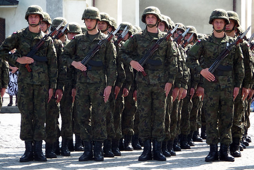 soldiers oath army polish recruits military polska poland krosno odrzańskie