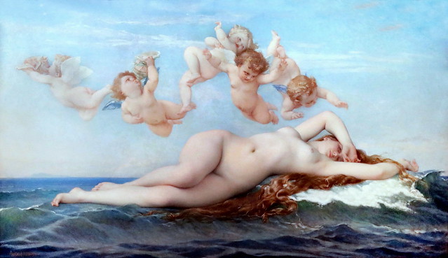 IMG_7516F Alexandre Cabanel. 1823-1869. Paris. La Naissance de Vénus.  The birth of Venus. 1863. Paris Orsay.