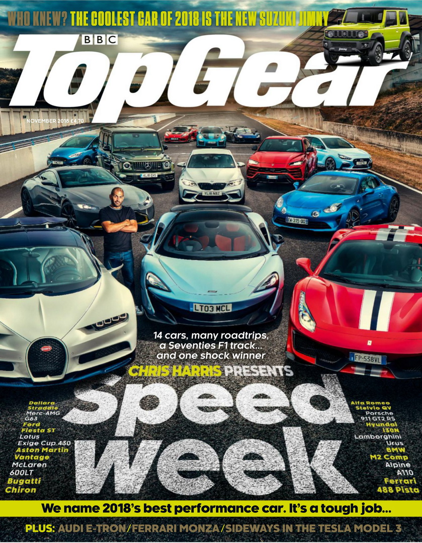 Image of BBC Top Gear UK - 2018-11 - cover