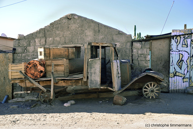 Atacama desert, Chile, old car