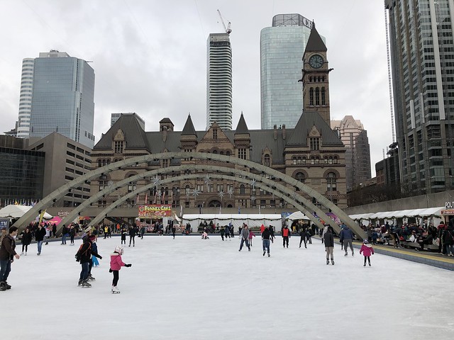 Skating - Nathan Phillips Square Toronto