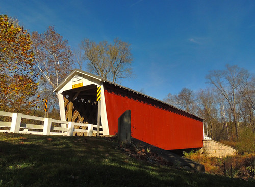 thomasford covered bridge outside transportation scenic scenery landscapes georgeneat patriotportraits neatroadtrips indiana county pa pennsylvania