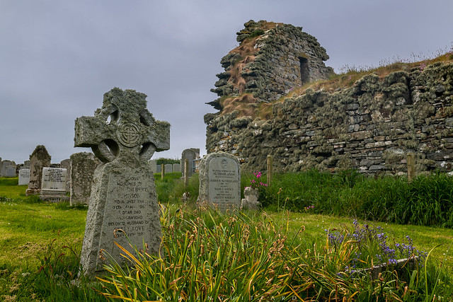 St Olaf's Kirk and Graveyard, Unst, Shetland Islands