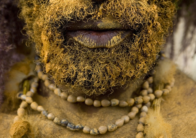 Mister Eglu Narko, Chimbu Tribe In Mount Hagen Sing Sing, Western Highlands, Papua New Guinea