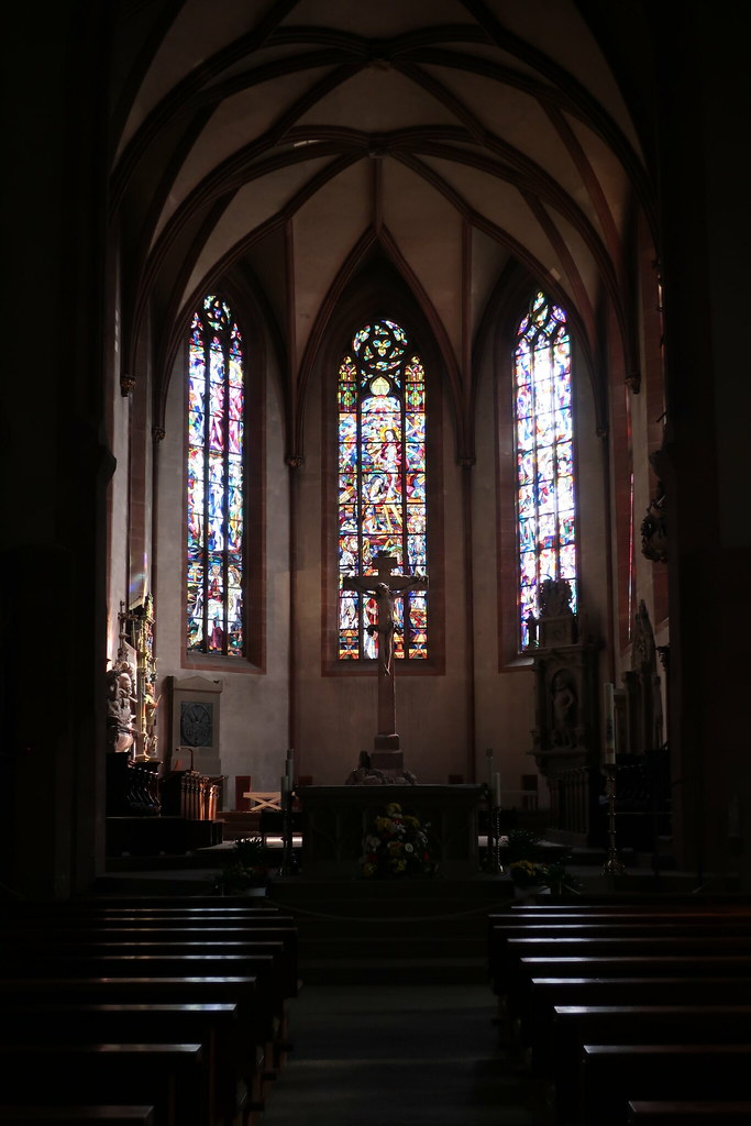 Baden-Baden, view to the choir of the collegiate church