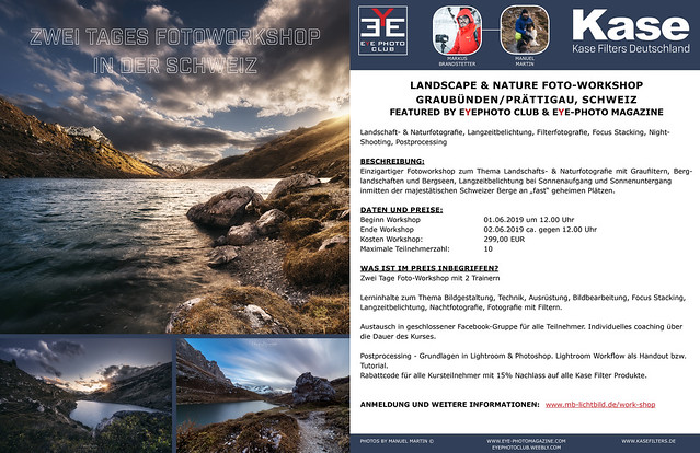 +++ SWITZERLAND +++ NEW WORKSHOP ANNOUNCEMENT +++ TOW DAYS NATURE AND PHOTOGRAPHY +++