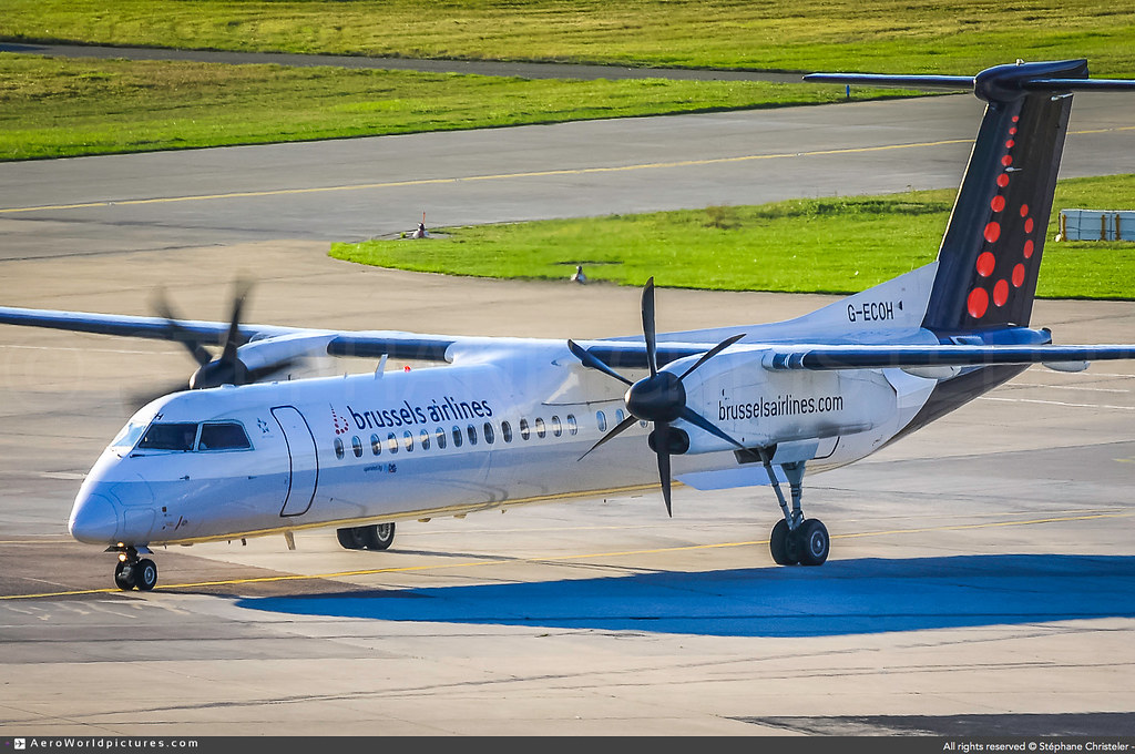 [HAJ.2013] #Brussels.Airlines #SN #Flybe #BE #De.Havilland.Canada #DHC-8 #Dash.8 #Q400 #G-ECOH #awp