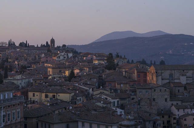 Vista su Perugia