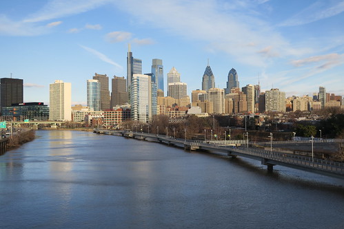 Philadelphia Skyline from South Street Bridge
