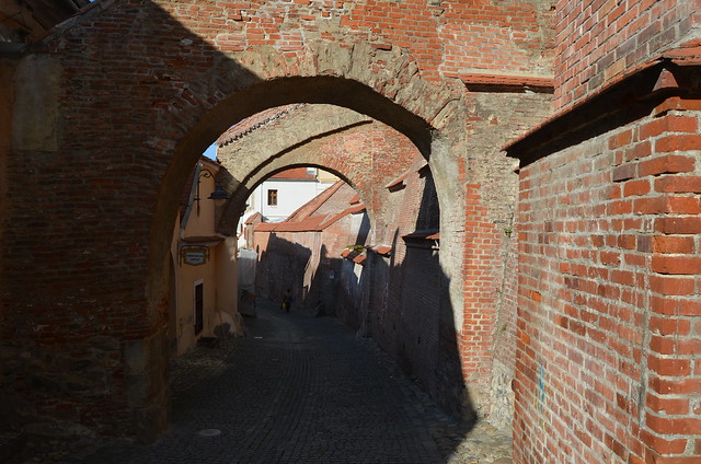 The arched passage way