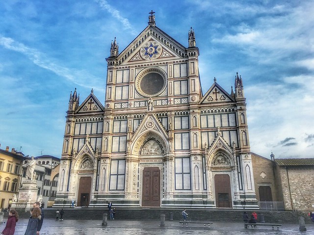 The Basilica of Santa Croce Firenze Italy