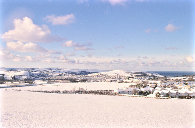 Aberystwyth, March 1995 snowfall