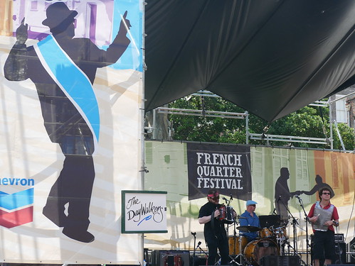 The Daywalkers on Day 1 of French Quarter Fest - 4.11.19. Photo by Louis Crispino.