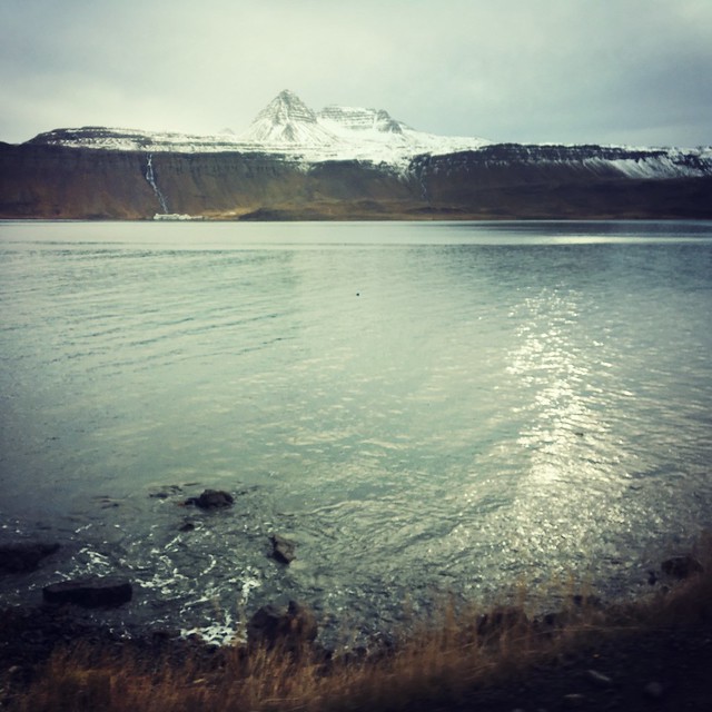Djúpavík from across the fjord
