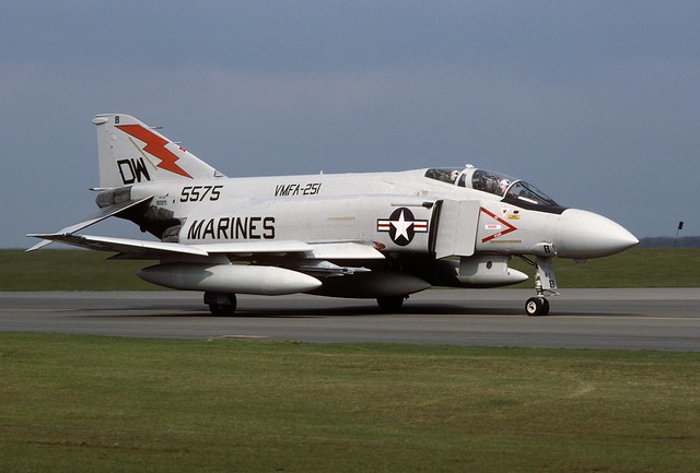 McDonnell F-4S Phantom II 155575 DW8 VMFA-251 30-03-84