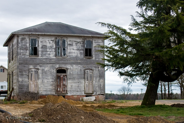 Abandoned house, front side. Greenwood, Delaware