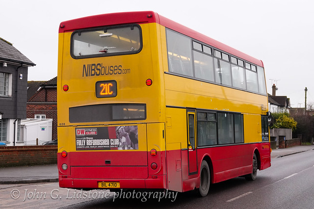 NIBS Buses of Wickford Scania N94UD / East Lancs OmniDekka 628, BIL 4710 ex-Solent Blue Line YN04 YJT