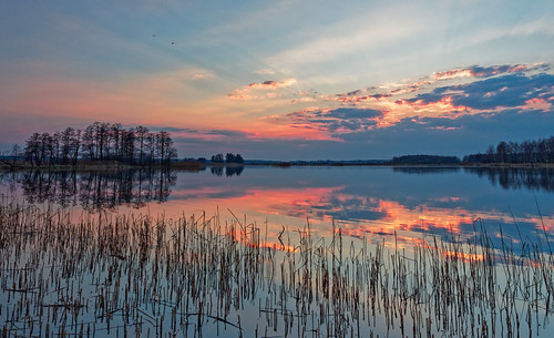 Stary Lubliniec by Arturo_Jose, sunset poland lake
