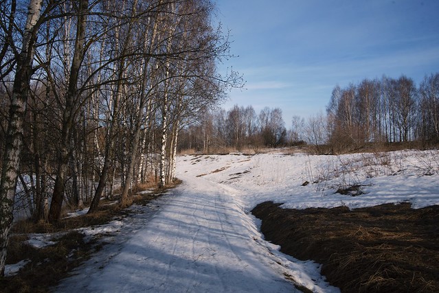 Snow melting, Espoo, Finland