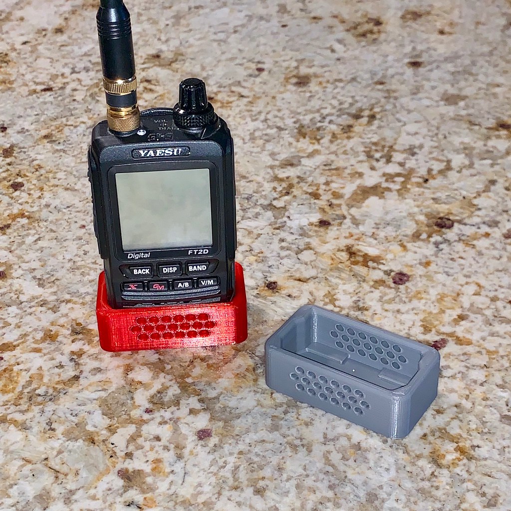 Yaesu Ft 2dr Pdn Stand 3d Printed Stand For Ft2dr For Pdn Flickr
