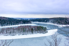 Seč Dam in Winter