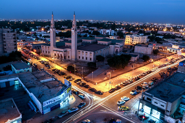 Evening in Nouakchott, Mauritania