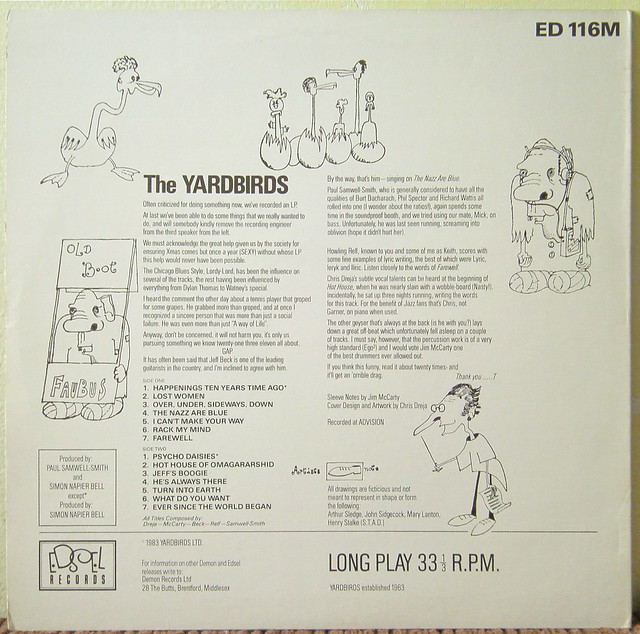 The Yardbirds - Roger The Engineer (Mono)