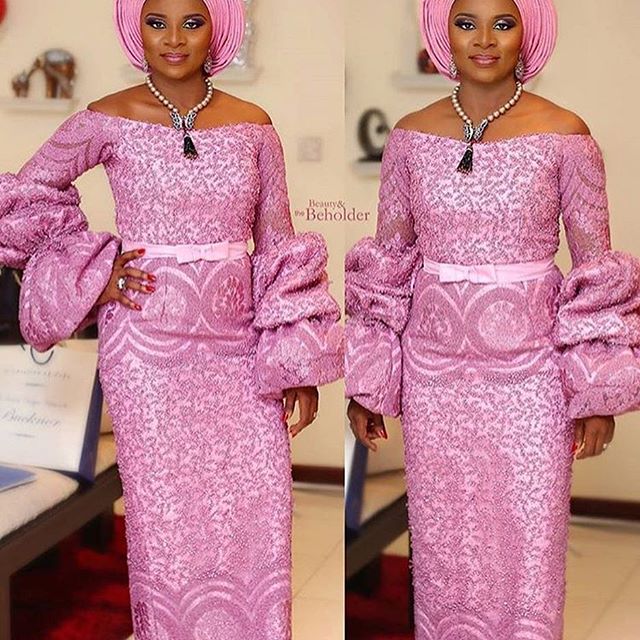 Assorted Cute Aso Ebi Lace Styles Worn Over The Past Weekend ...