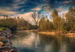 El río Boeza a su paso por Villaverde de los Cestos