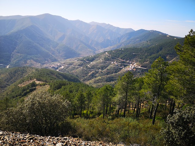 vistas de Nuñomoral Las Hurdes Cáceres
