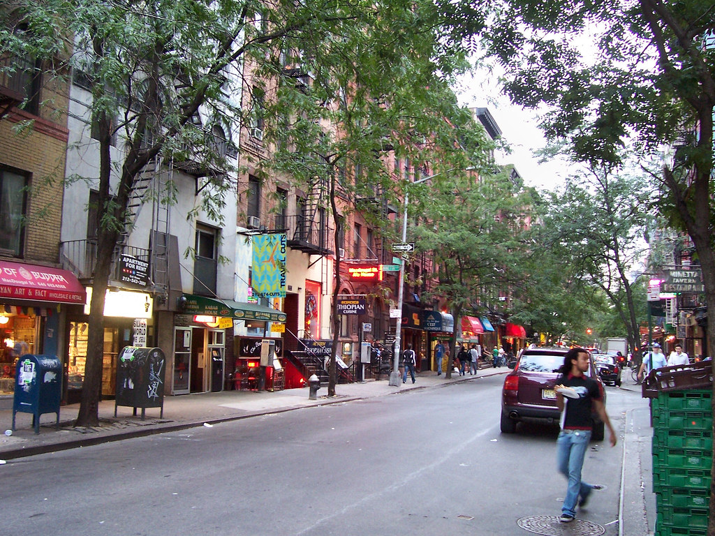 Macdougal Street, Greenwich Village | A row of shops and res… | Flickr