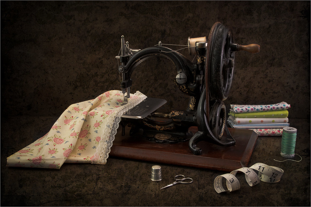 The Seamstress | A vintage scene of what a seamstress may ha… | Flickr