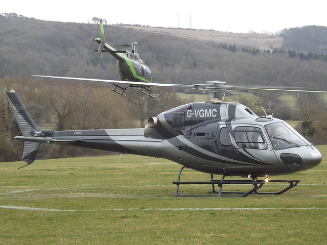 G-VGMC Eurocopter Ecureuil AS-355N Helicopter Cheshire Helicopters Ltd