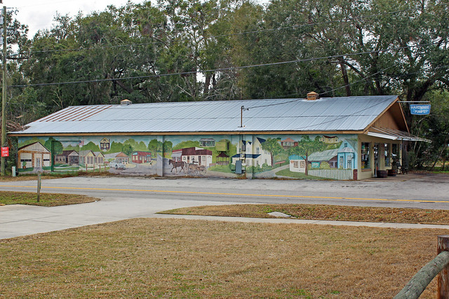 Mural on Hardware Store, Floral City