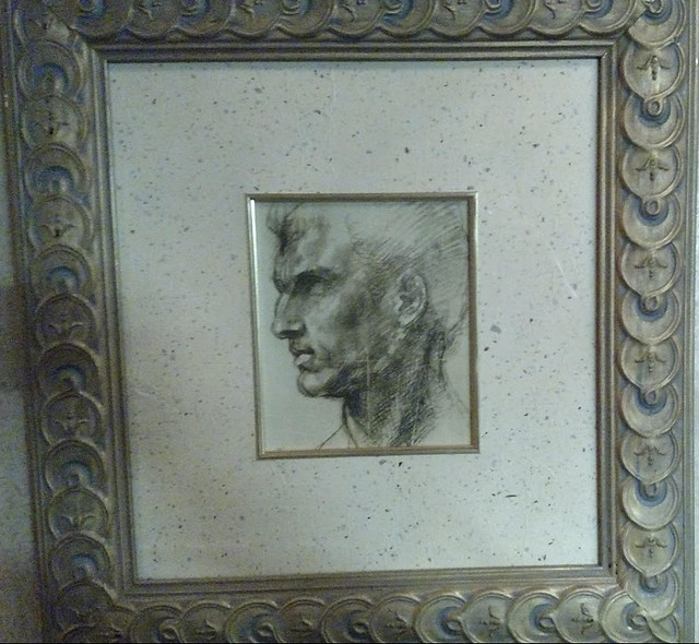 Sketch of a man's head