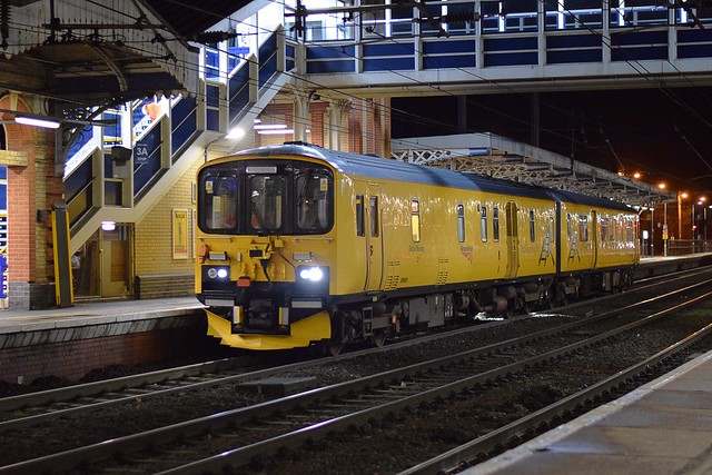 The second Test Train of the evening saw 950 001 pass through Ipswich twice in each direction, this is the second return through the Station. 08 02 2019
