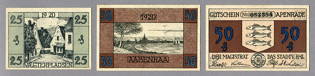 Notgeld der Stadt Apenrade 1920