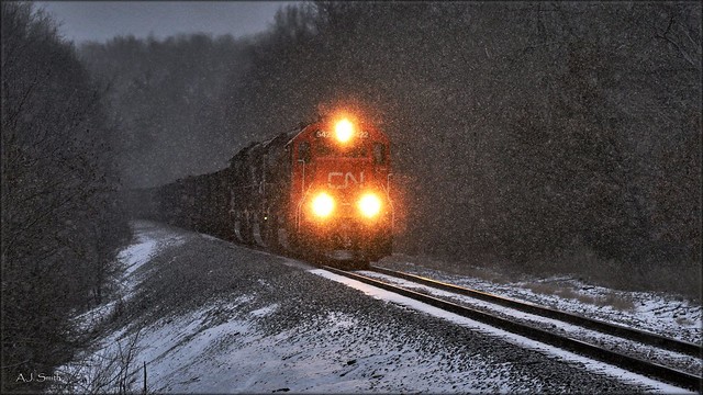 Rolling Through the Woods on a Snowy Evening