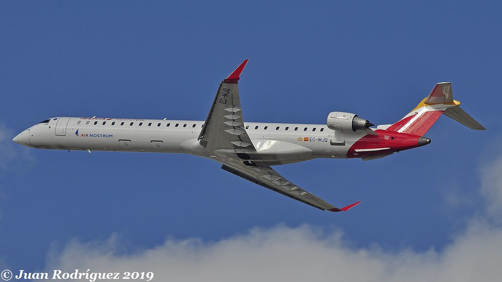 EC-MJQ - Air Nostrum  - Bombardier CRJ-1000 (CL-600-2E25) - PMI/LEPA